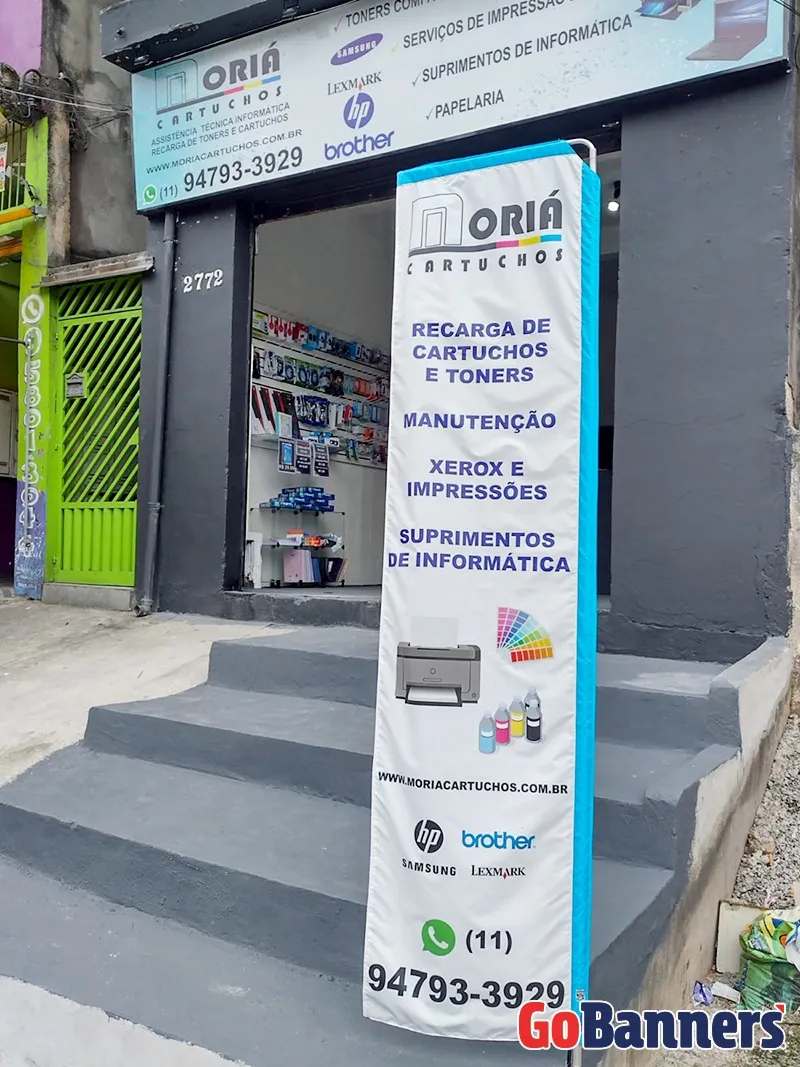 Wind Flag Banner Nformatica Noria Cartuchos