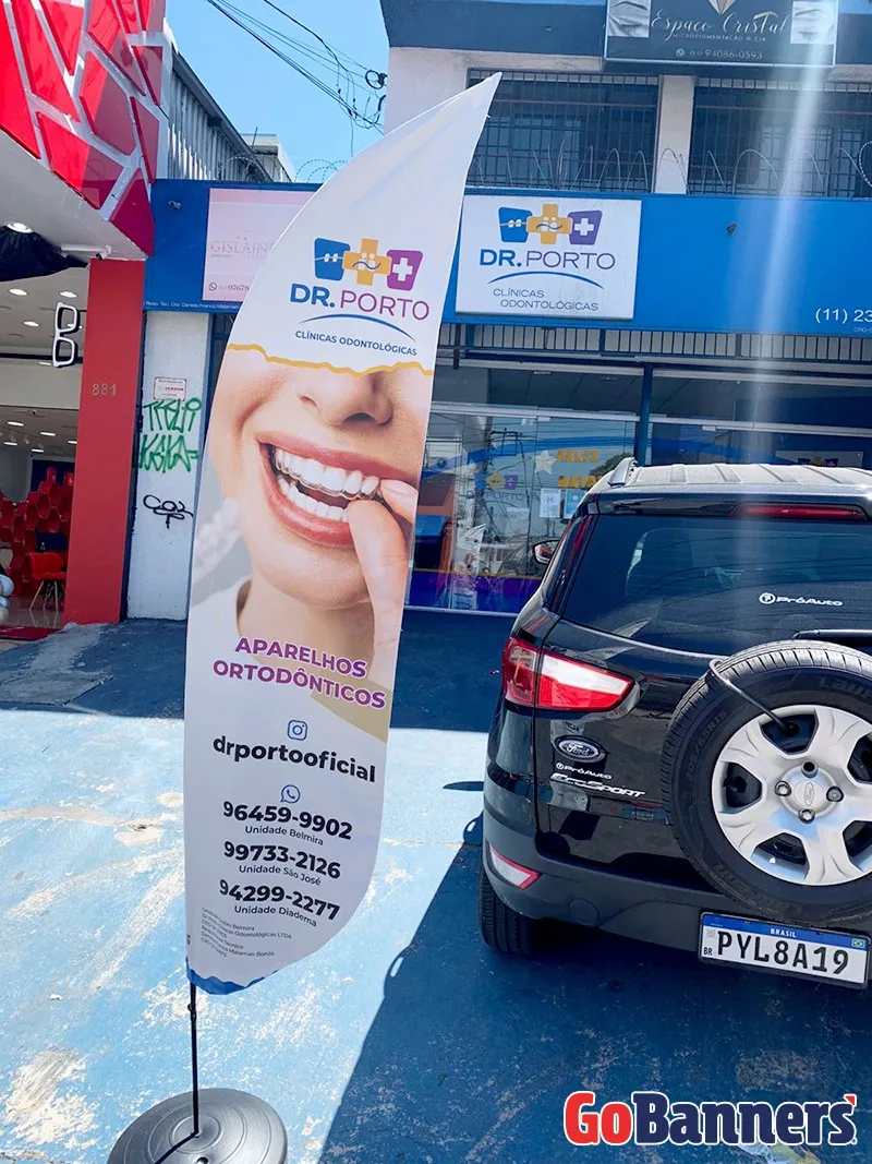 Wind Flag Banner Odontologia Dr.porto
