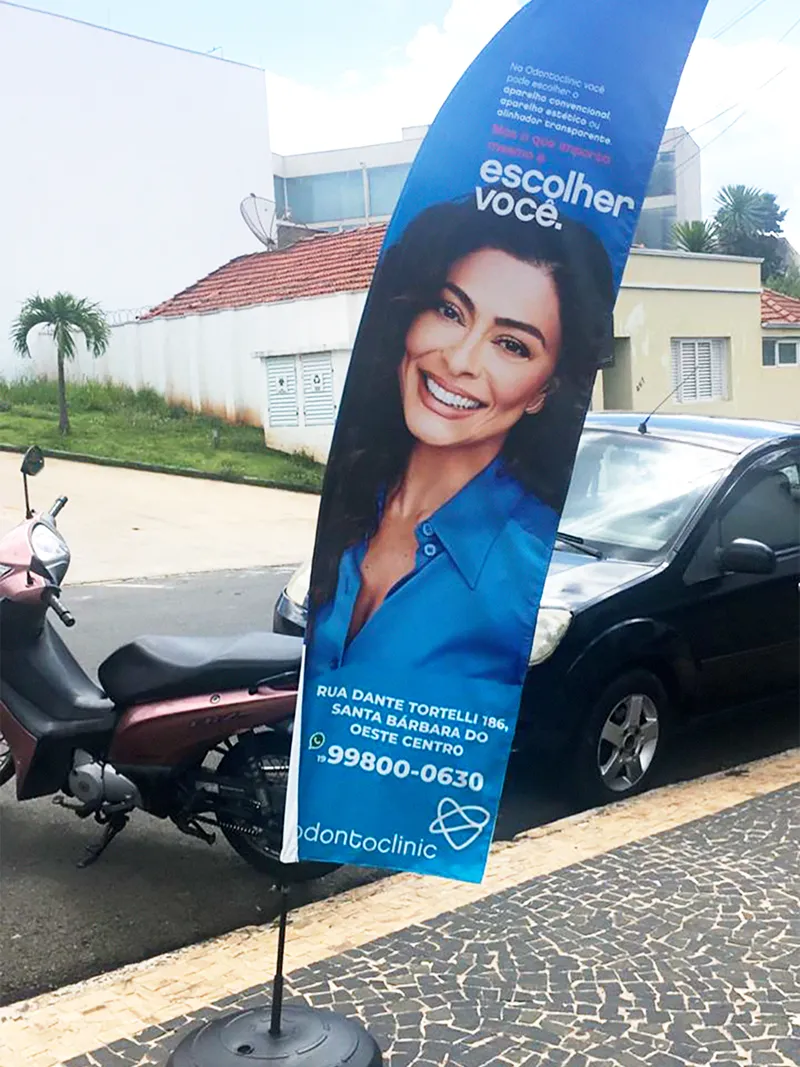 Wind Flag Banner Odontologia Odontoclinic