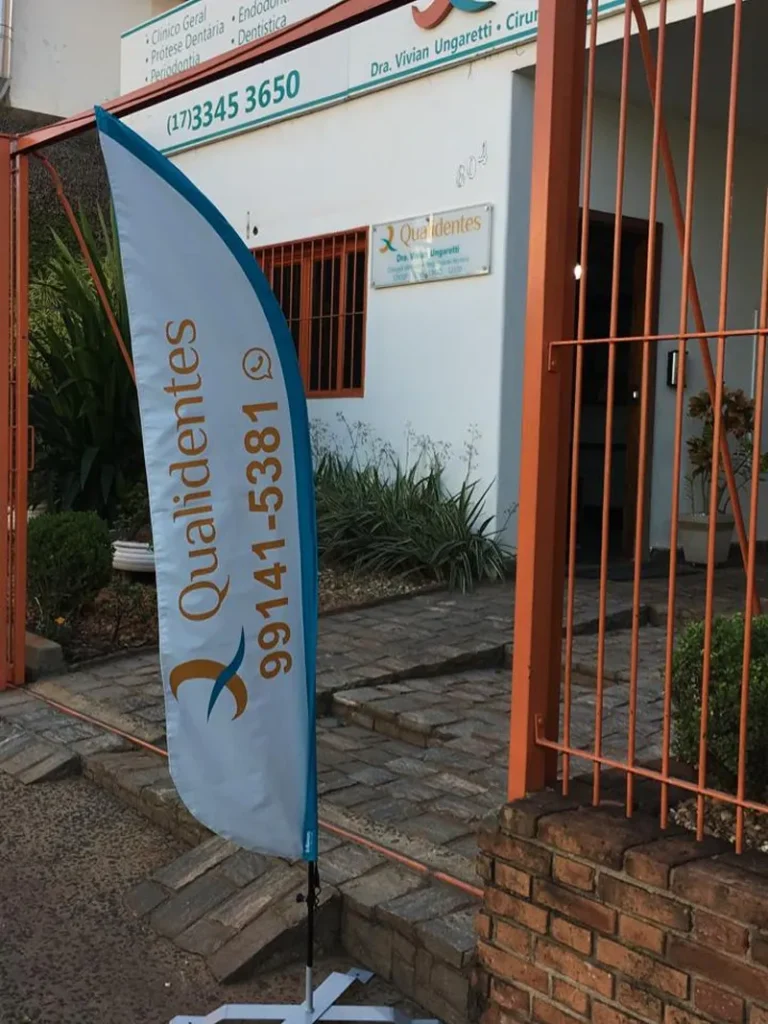 Wind Flag Banner Odontologia Qualidentes