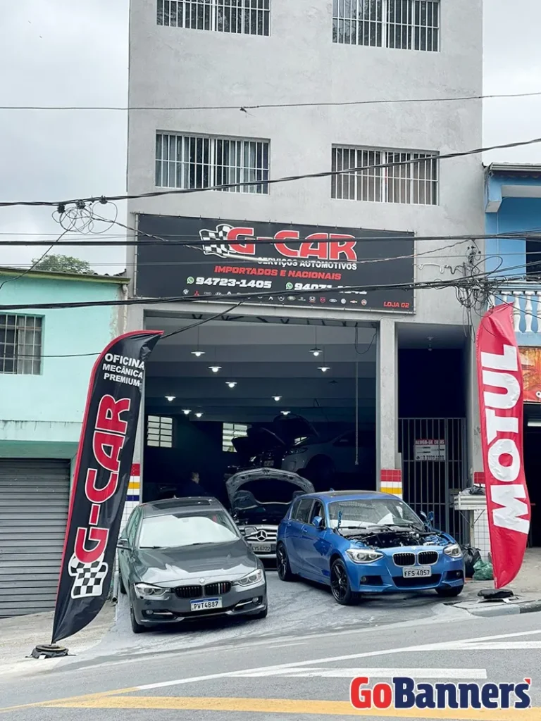 Wind Flag Banner Oficina G Car