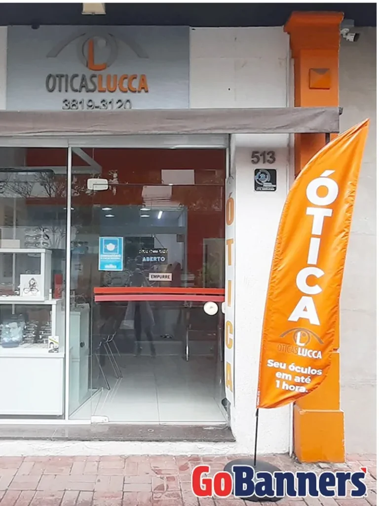 Wind Flag Banner Otica Oticas Lucca