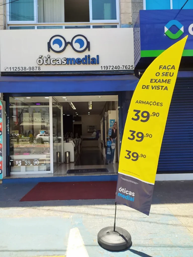 Wind Flag Banner Otica Oticas Medial