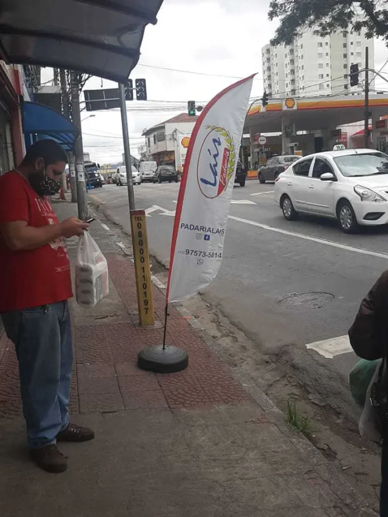 Wind Flag Banner Padaria La Art