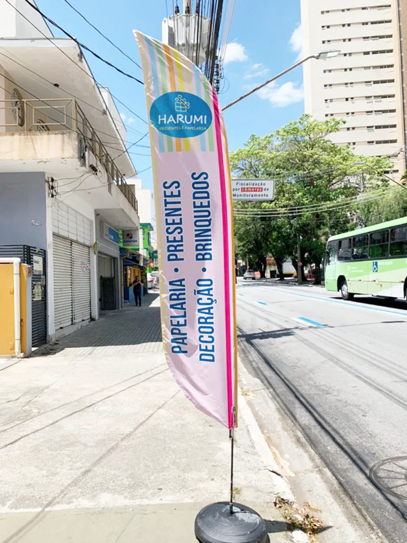 Wind Flag Banner Papelaria Harumi
