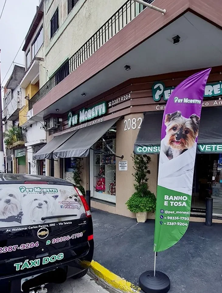 Wind Flag Banner Petshop Pet Moretti