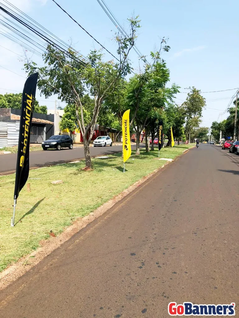 Wind Flag Banner Pneus Dunlop