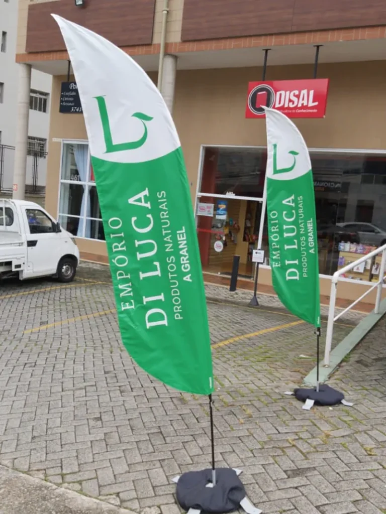 Wind Flag Banner Produtos Naturais Diluca