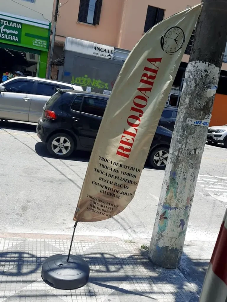 Wind Flag Banner Relojoaria Relojoaria