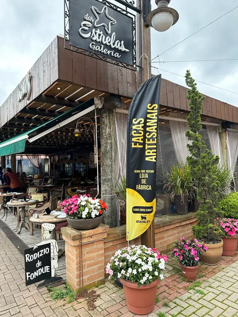 Wind Flag Banner Restaurante Das Estrelas