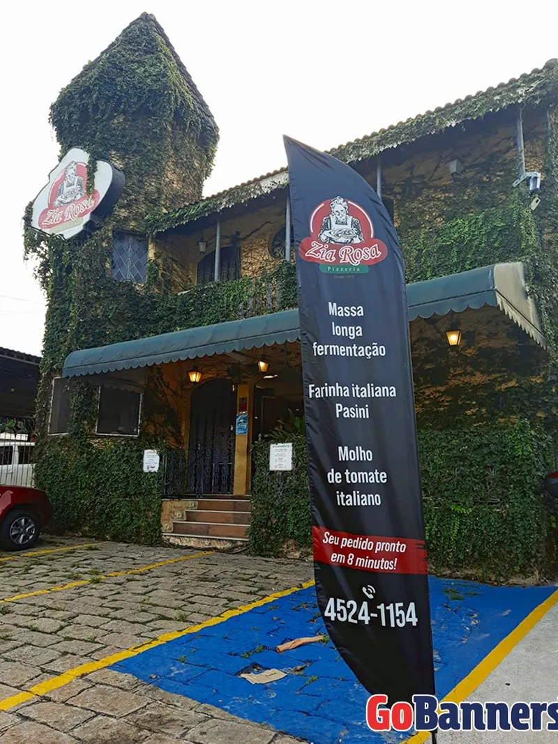 Wind Flag Banner Restaurante La Rossi