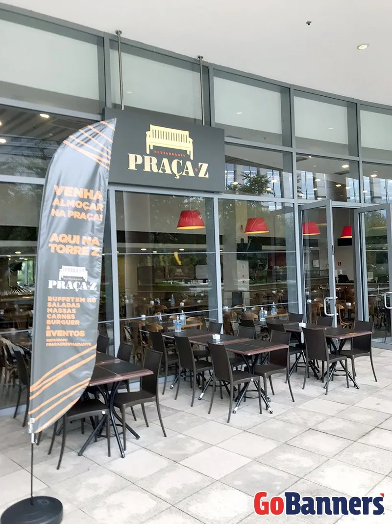 Wind Flag Banner Restaurante Pracaz