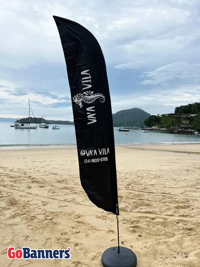 Wind Flag Banner Restaurante Viva Vila