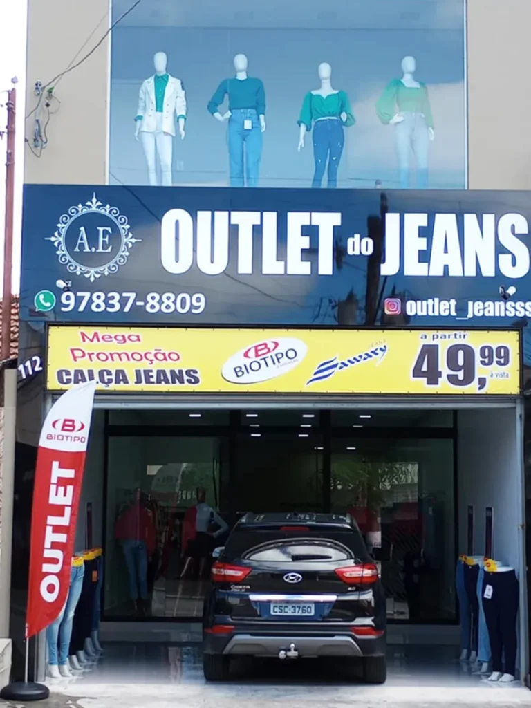 Wind Flag Banner Roupas Outlet Do Jeans