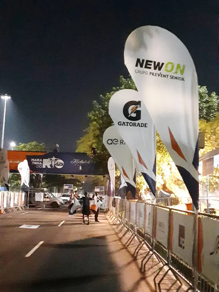 Wind Flag Banner Saude Newon