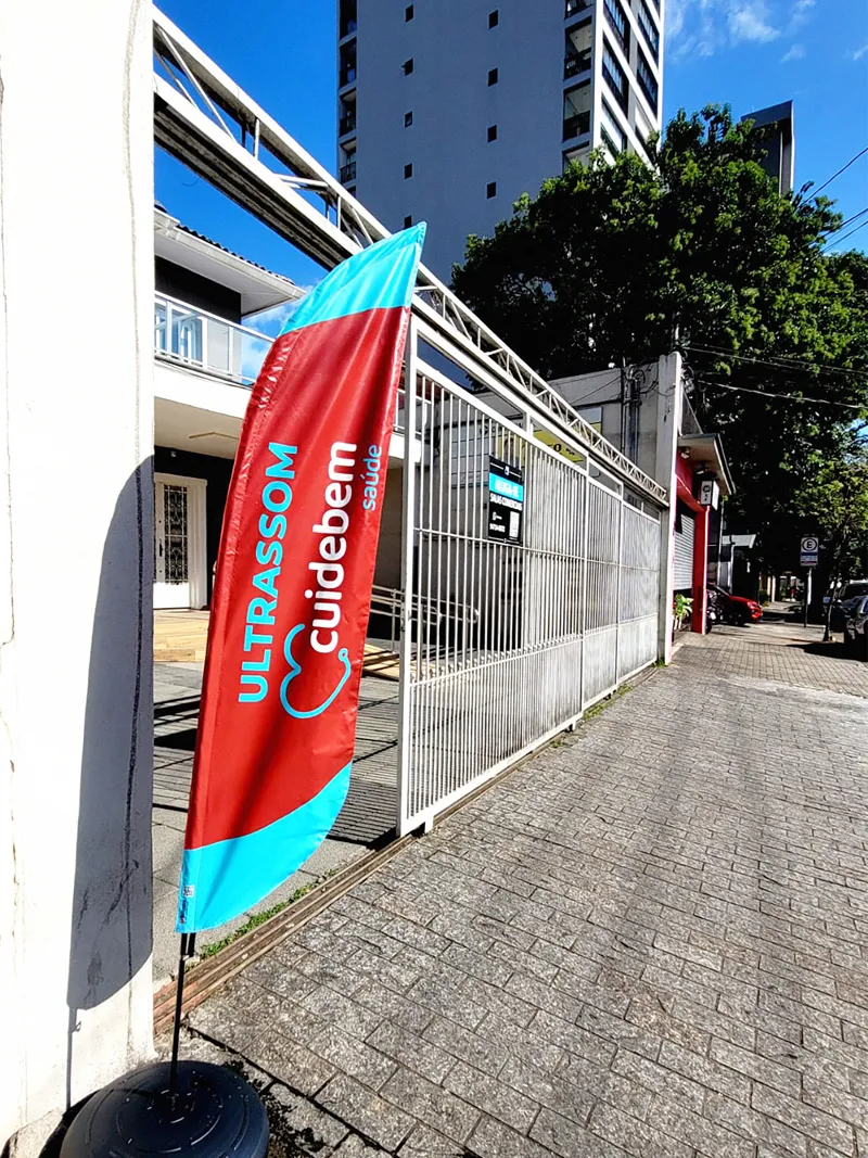 Wind Flag Banner Saude Ultrasom