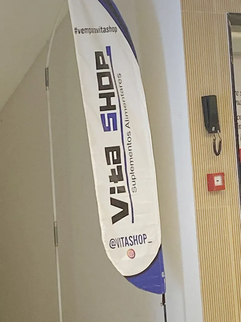 Wind Flag Banner Suplementos Vitashop