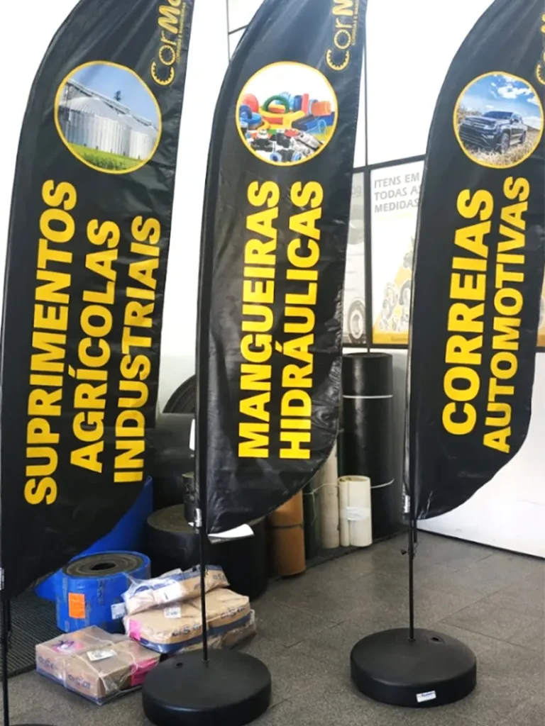 Wind Flag Banner Suprimentos Corflex