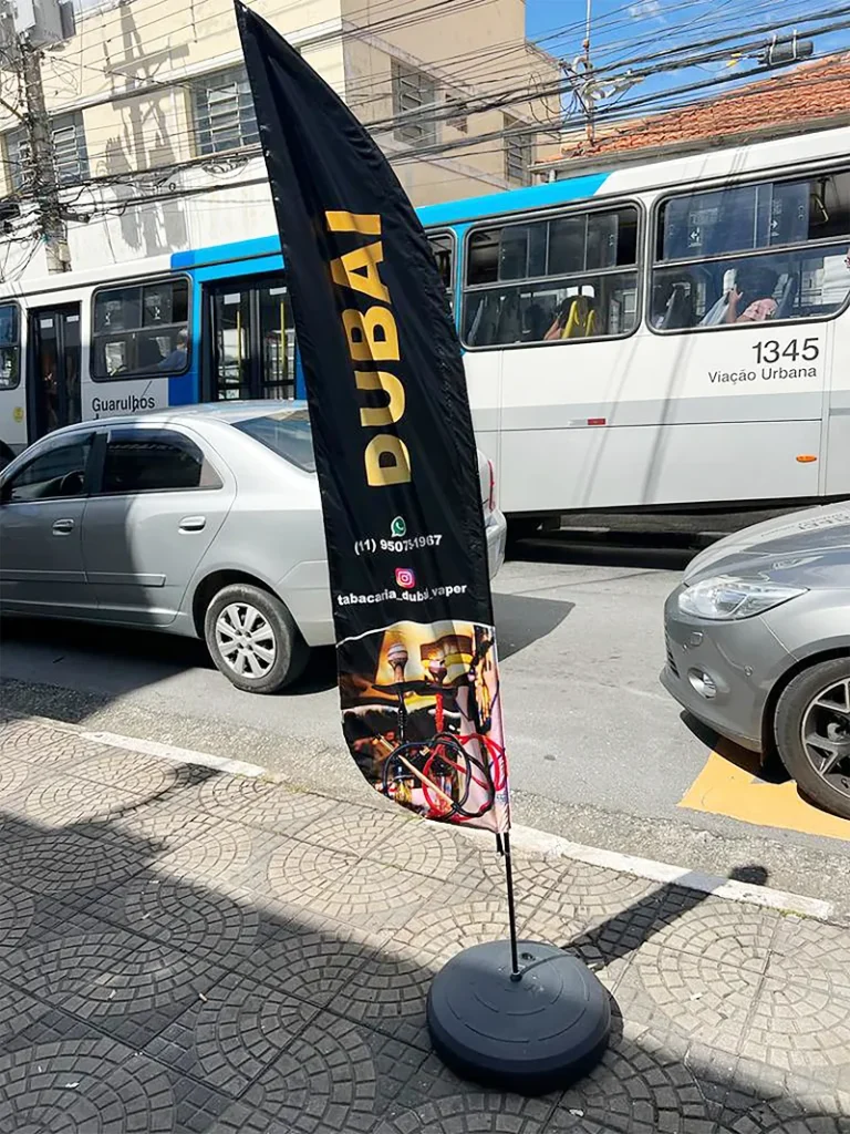 Wind Flag Banner Tabacaria Dubai