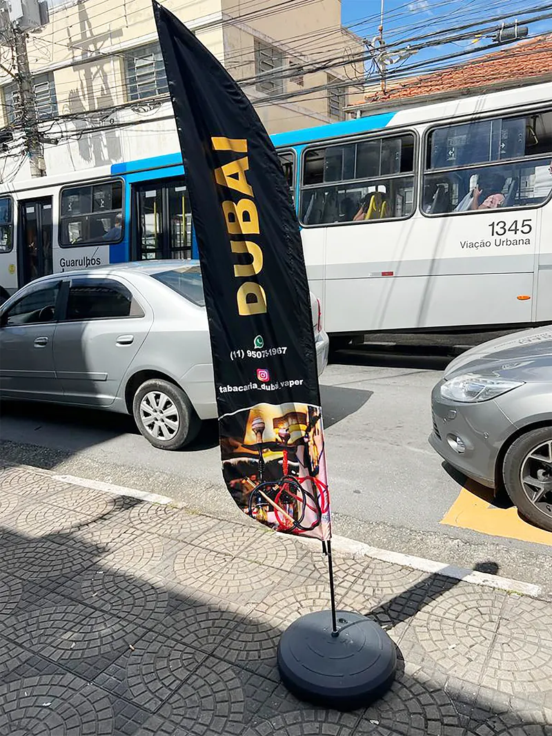 Wind Flag Banner Tabacaria Dubai