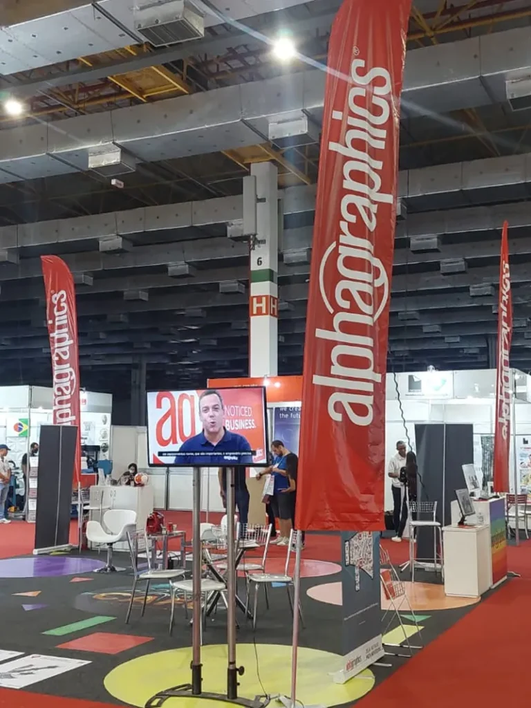 Wind Flag Banner Tecnologia Alphagraphics