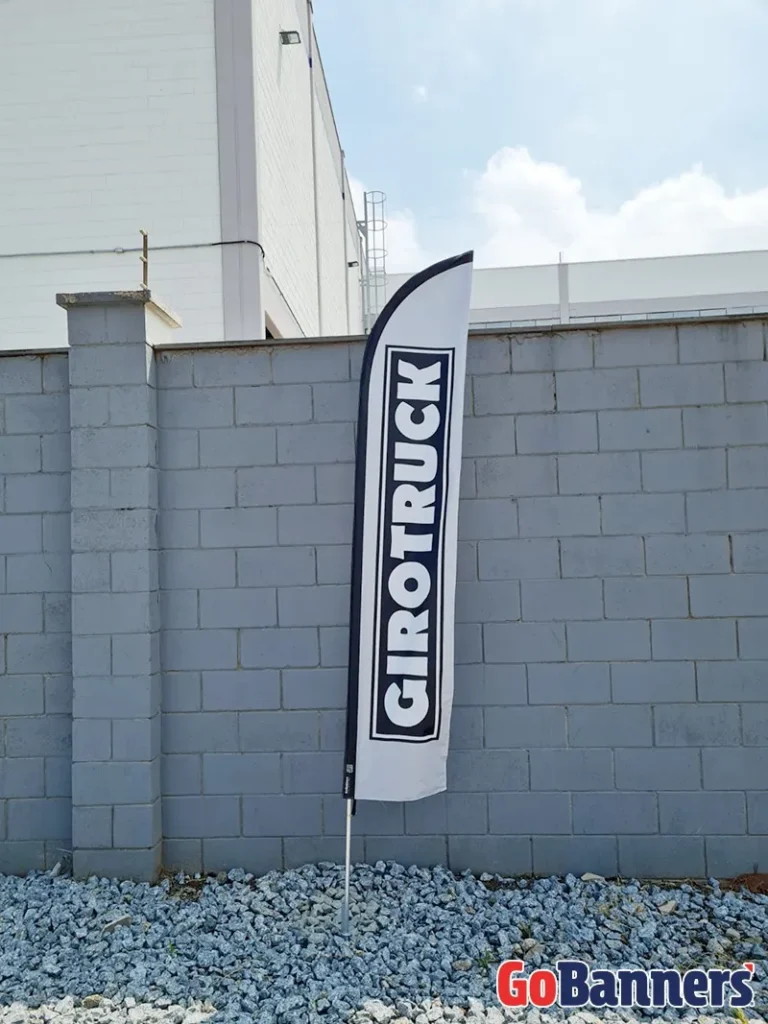 Wind Flag Banner Transportes Girotruck