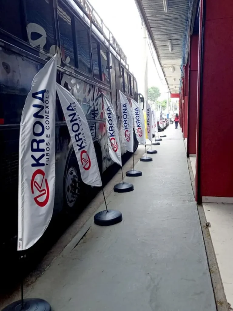 Wind Flag Banner Transportes Krona