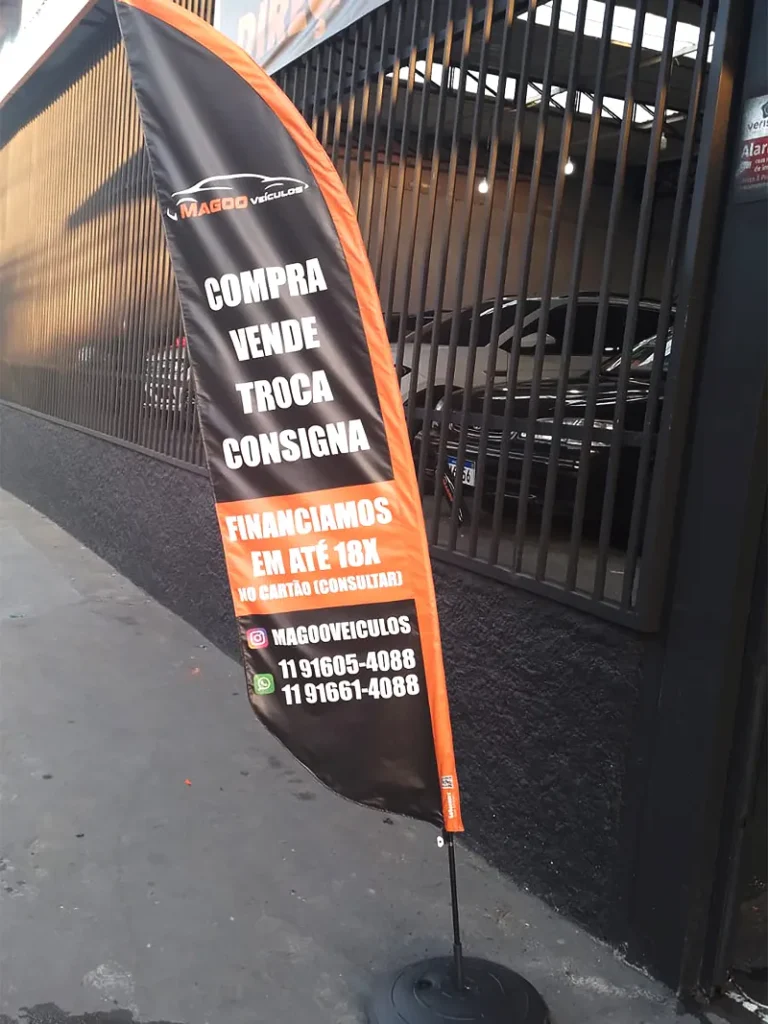 Wind Flag Banner Veiculos Magoo
