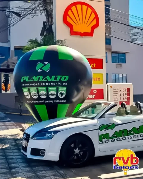 Balão Inflável Posto Planalto Shell