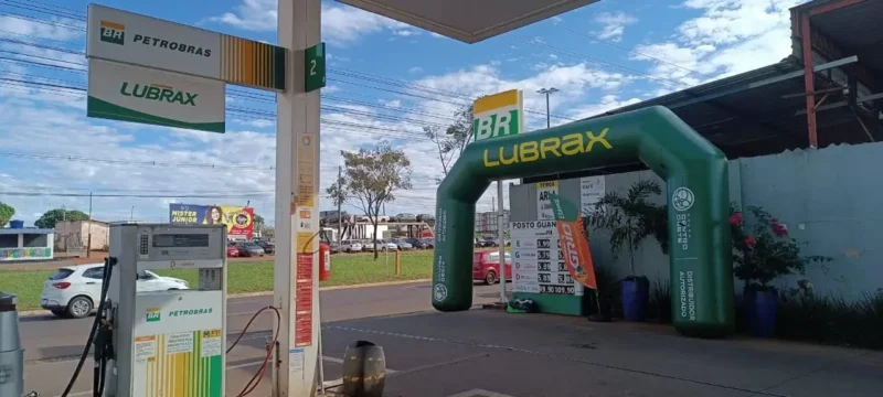 Portal Inflável Lubrax para Postos de Combustível
