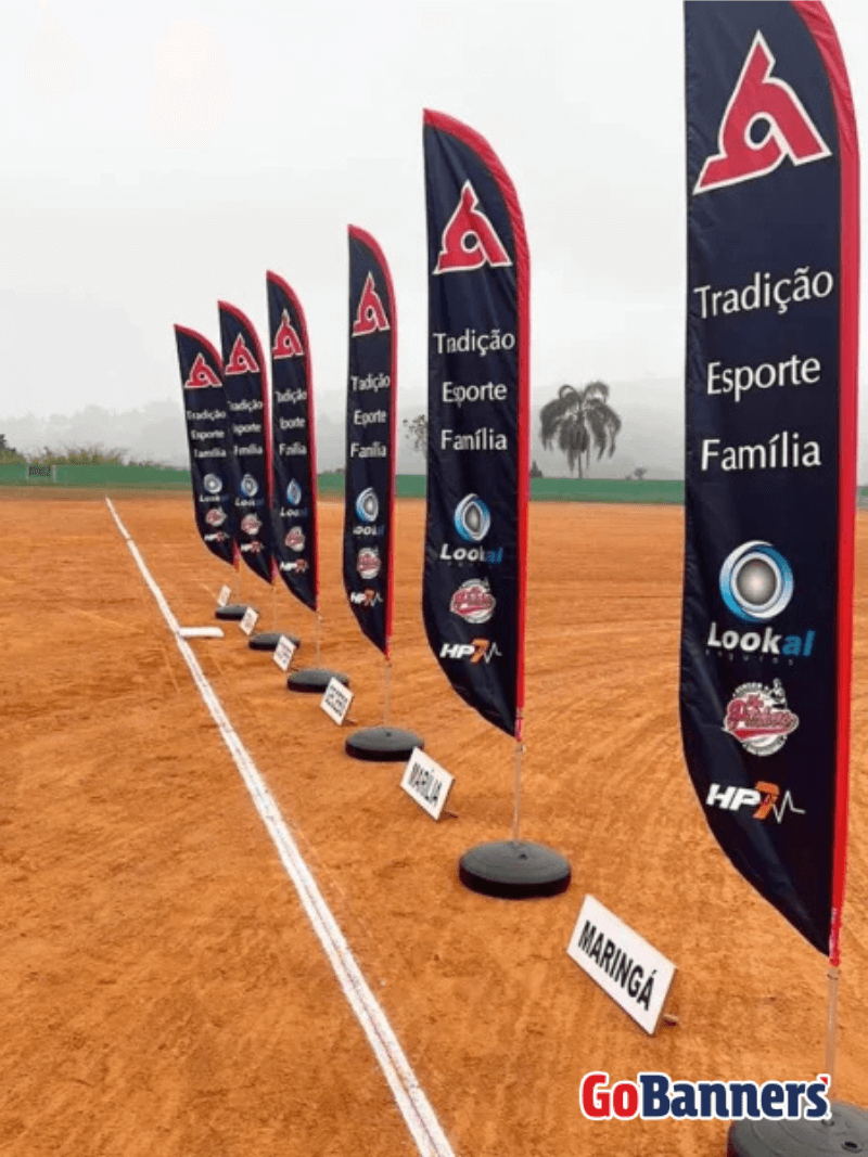 wind flag Banner eventos