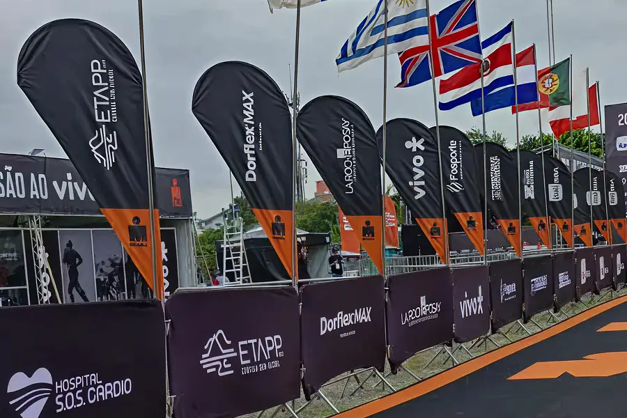 Wind Banners em eventos esportivos