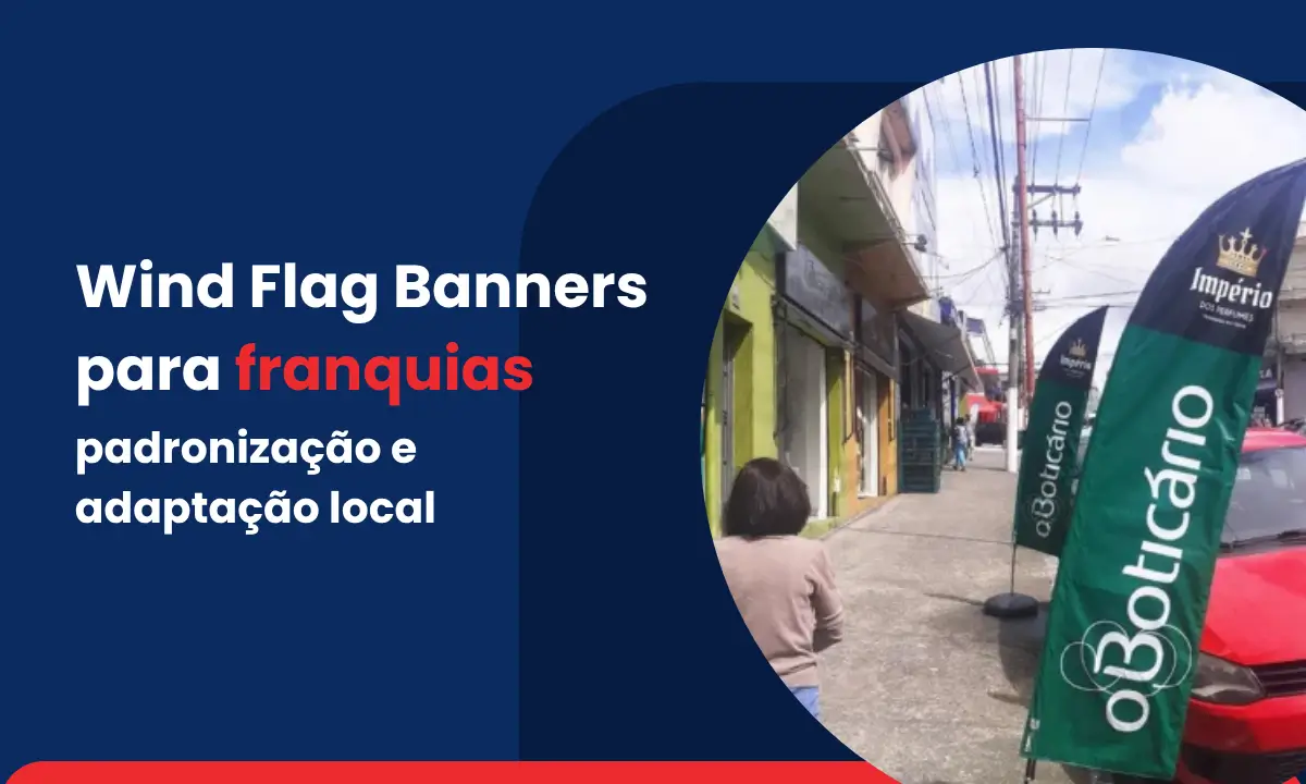 wind flag banners para franquias