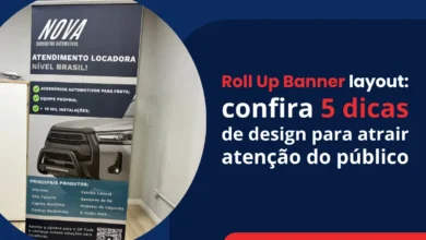 Roll Up Banner layout: confira 5 dicas de design para atrair atenção do público