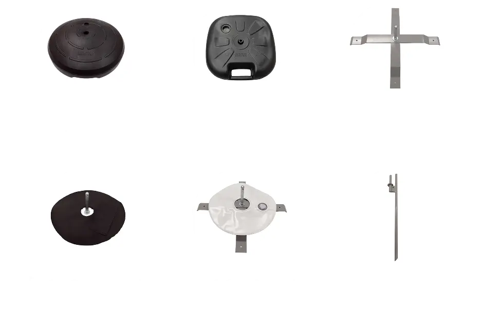 Tipos de base wind banner