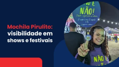 Mochila Pirulito: visibilidade em shows e festivais