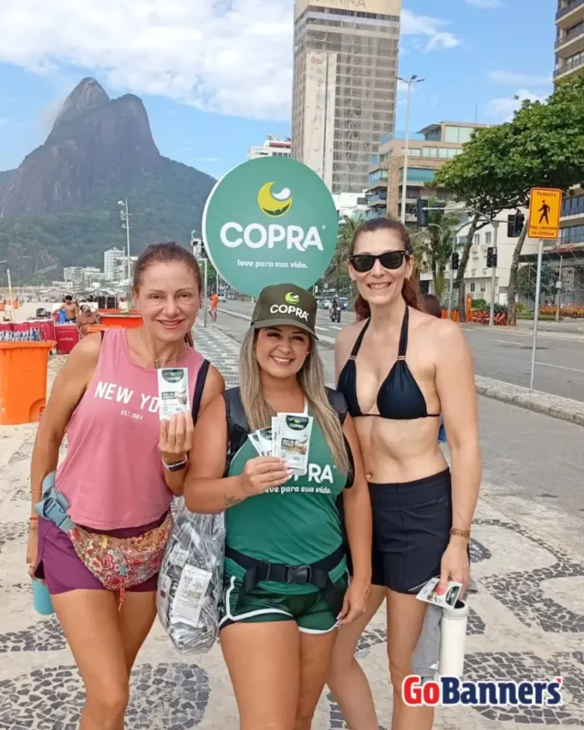 mochila pirulito vendedora copra e clientes