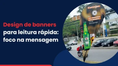 Design de banners para leitura rápida: foco na mensagem