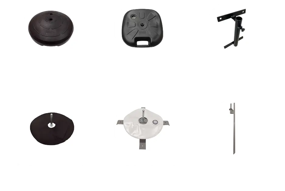 Tipos de base wind banner