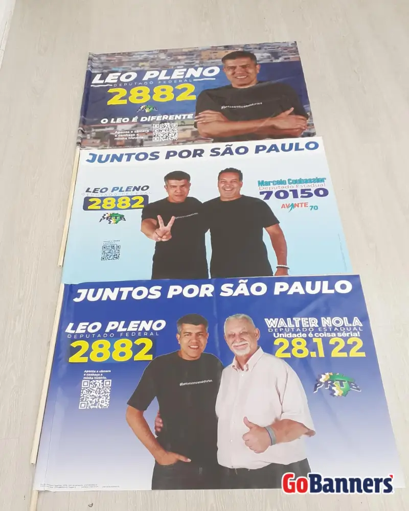 faixas de divulgacoa politica