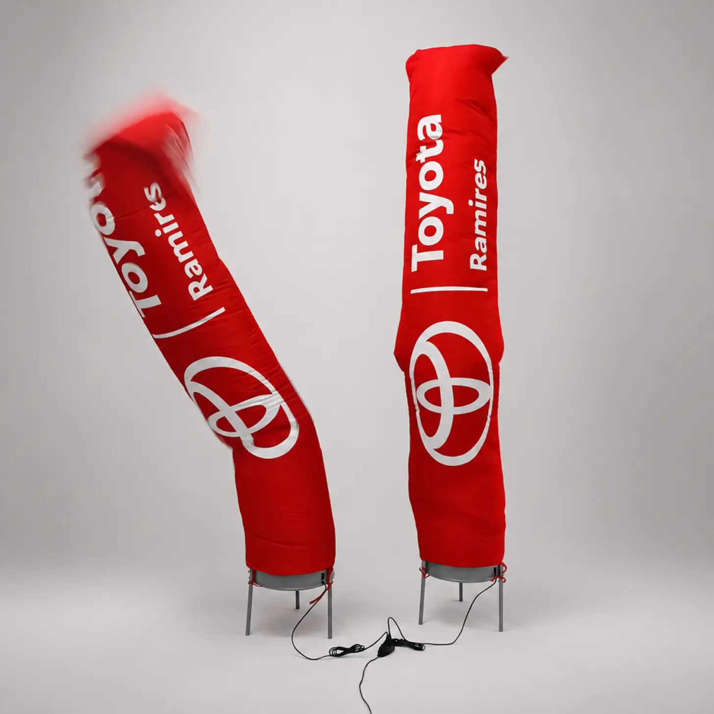Biruta Personalizada para propaganda com exaustor Concessiona?ria Toyota